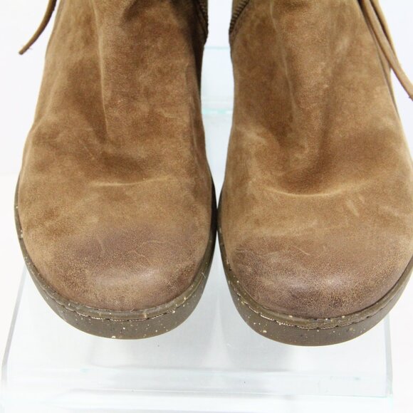 Dansko Evelyn Boots Eu 37 Women Suede Wedge Bootie Comfort Shoes - Picture 5 of 11